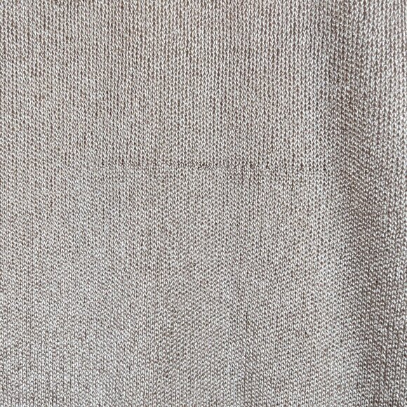 Kay Windsor Knit Dress Vintage MCM 60s Mod Sleeveless Tan Cream Belted Secretary - Picture 8 of 10